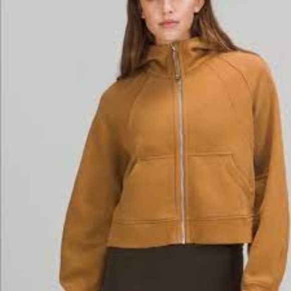 lululemon athletica Tops - NWT Lululemon Scuba Oversized Full Zip Hoodie, Sz XS/S, BOLD BEIGE